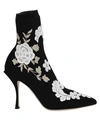 DOLCE & GABBANA DOLCE & GABBANA WOMAN ANKLE BOOTS BLACK SIZE 6.5 TEXTILE FIBERS,11713157DR 11