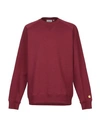 Carhartt Sweatshirts In Garnet