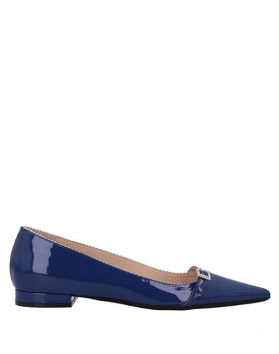 N°21 Ballet Flats In Bright Blue