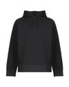 A_plan_application Hooded Sweatshirt In Black