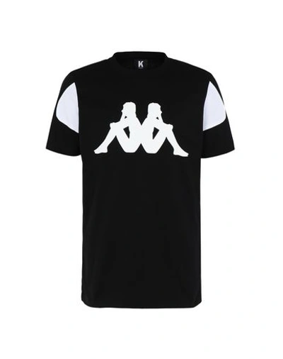 KAPPA KAPPA KONTROLL KONTROLL TEE MAN MAN T-SHIRT BLACK SIZE XL COTTON,12329289RO 4