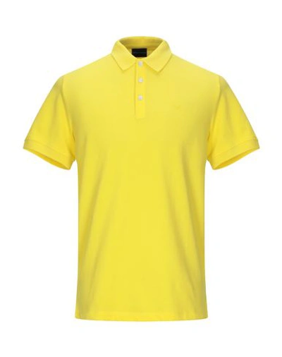 Emporio Armani Polo Shirt In Yellow