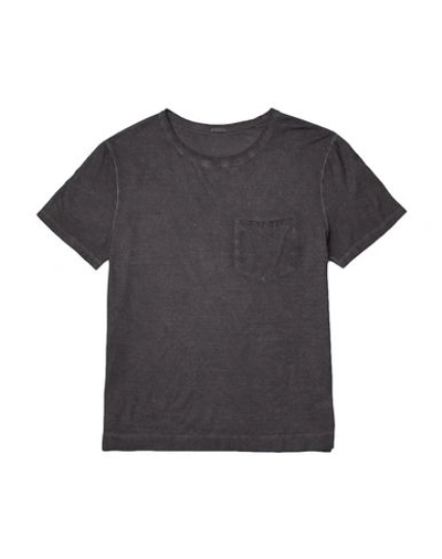 Massimo Alba T-shirts In Steel Grey