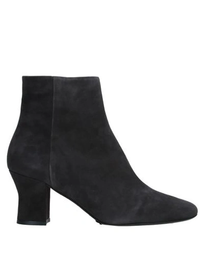 The Row Ankle Boot In Steel Grey