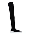 Givenchy George V Over-the-knee Sneaker Boots In Black