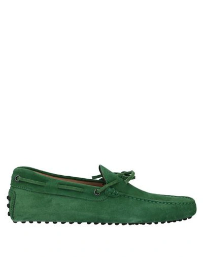 TOD'S TOD'S MAN LOAFERS GREEN SIZE 8.5 SOFT LEATHER,11698208RL 3