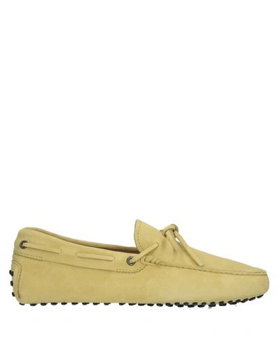 Tod's Loafers In Yellow