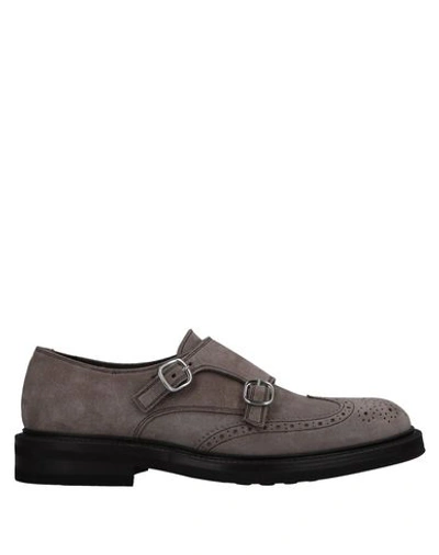 Green George Loafers In Grey