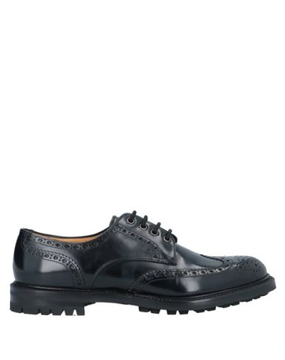Ortigni Laced Shoes In Dark Blue