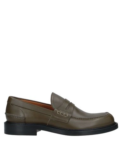 Valentino Garavani Loafers In Military Green