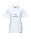 Huf T-shirts In White