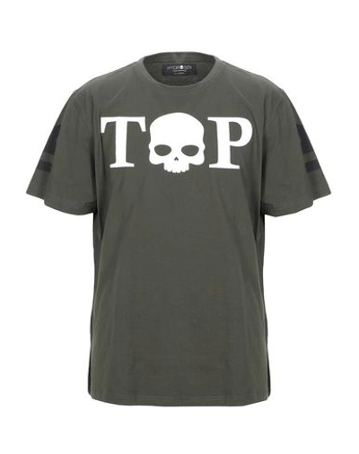 Hydrogen T-shirts In Military Green