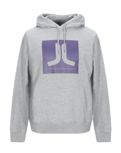 Wesc Hooded Sweatshirt In Light Grey