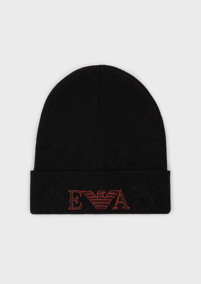 Emporio Armani Beanies - Item 46655461 In Black