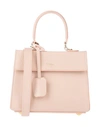 Mateo New York Handbag In Pale Pink