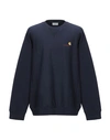 Carhartt Sweatshirts In Dark Blue