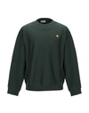 Carhartt Sweatshirt In Dark Green