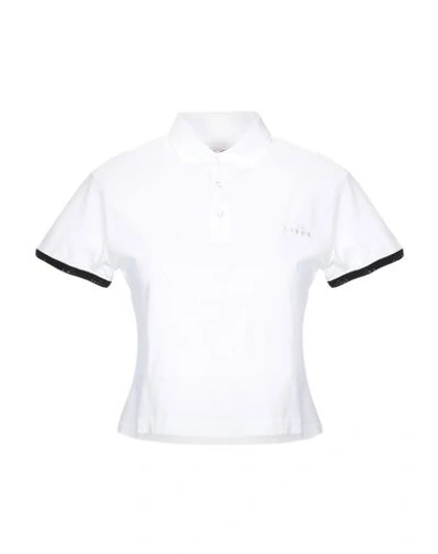 Diadora Polo Shirt In White