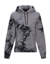 Helmut Lang Hooded Sweatshirt In Grey