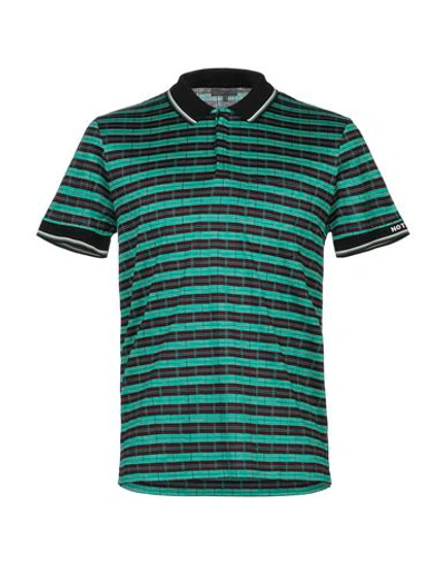 Lanvin Polo Shirts In Green