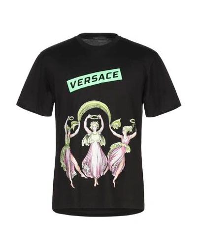 Versace T-shirts In Black