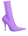 Balenciaga Ankle Boot In Purple
