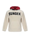Sundek Hooded Sweatshirt In Beige