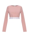 Chiara Ferragni Hooded Sweatshirt In Pastel Pink