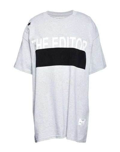 The Editor T-shirt In Grey