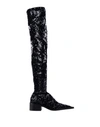 MM6 MAISON MARGIELA MM6 MAISON MARGIELA WOMAN BOOT BLACK SIZE 7 TEXTILE FIBERS,11698369ON 9