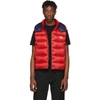 MONCLER RED DOWN BILLECART VEST