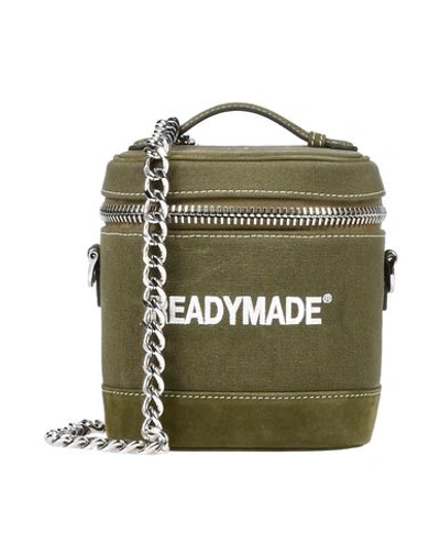 Readymade Handbag In Military Green