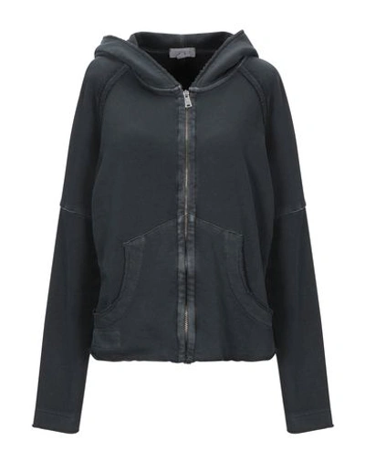 Crossley Hooded Sweatshirt In Steel Grey