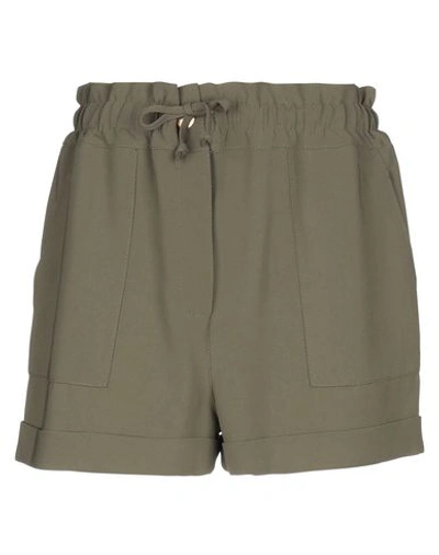 Boutique Moschino Shorts & Bermuda In Military Green