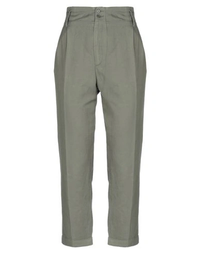 Aspesi Casual Pants In Military Green