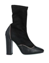 Paola D'arcano Ankle Boots In Black