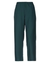 Shirtaporter Casual Pants In Dark Green