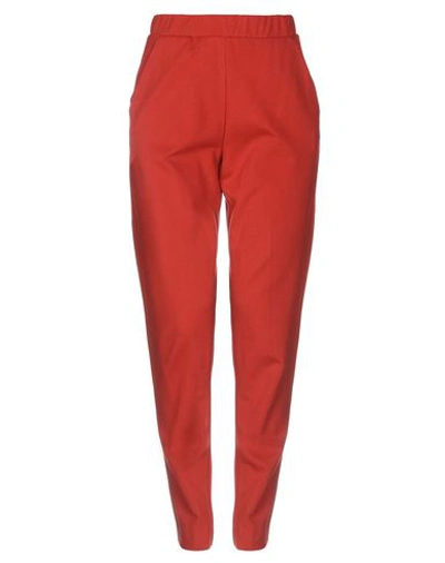 Le Tricot Perugia Casual Pants In Rust