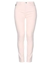 LOVE MOSCHINO LOVE MOSCHINO WOMAN PANTS LIGHT PINK SIZE 30 COTTON, POLYESTER, ELASTANE,13332199MS 5