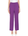 Escada Casual Pants In Purple
