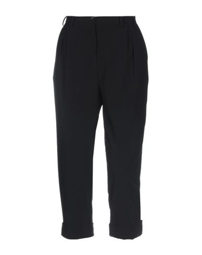 Patrizia Pepe Cropped Pants & Culottes In Black