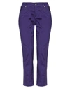 Jeckerson Casual Pants In Purple