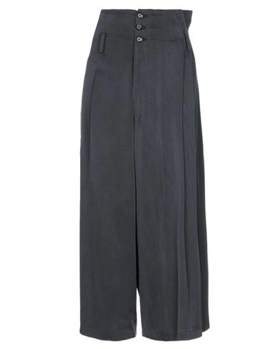 Yohji Yamamoto Casual Pants In Steel Grey