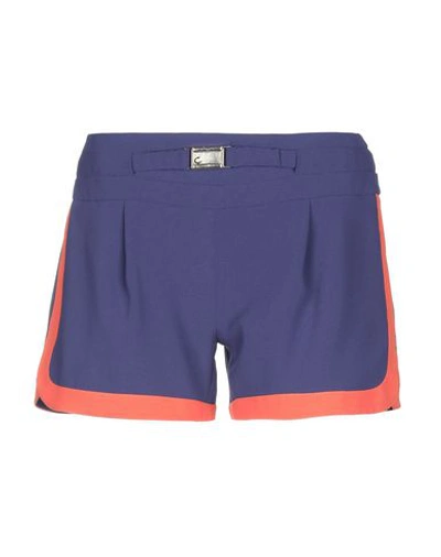 Pinko Woman Shorts & Bermuda Shorts Blue Size 4 Polyester