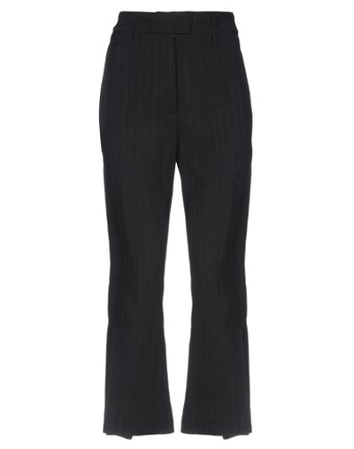 Ann Demeulemeester Cropped Pants & Culottes In Black