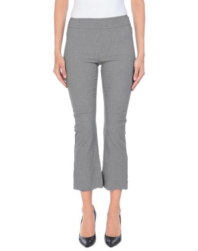 Avenue Montaigne Cropped Pants & Culottes In Grey
