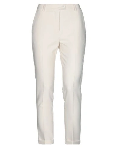 Beatrice B Casual Pants In Ivory