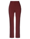 L'autre Chose Casual Pants In Maroon