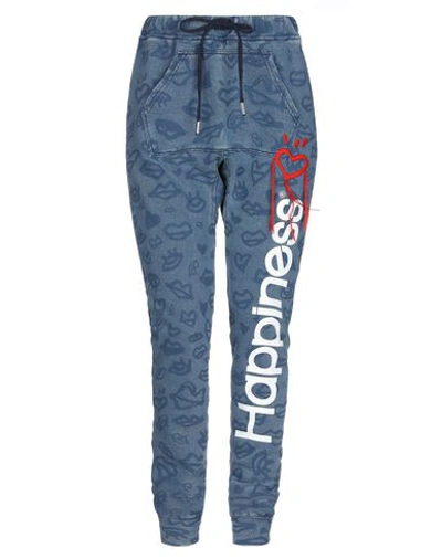 Happiness Casual Pants In Blue