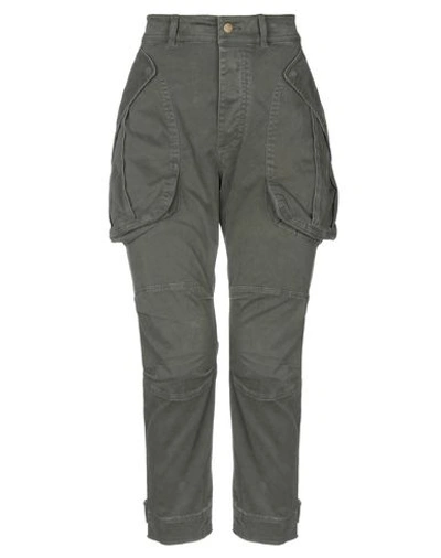 Replay 3/4-length Shorts In Military Green
